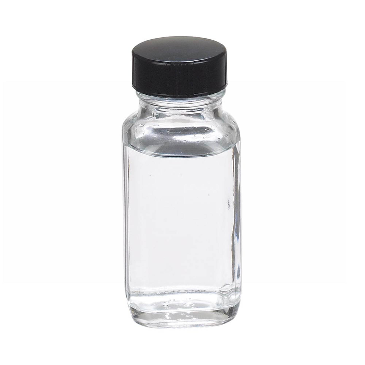 WHEATON 60mL 無色透明法國方形瓶 黑酚醛樹脂蓋 聚乙烯圓錐墊 48個/盒